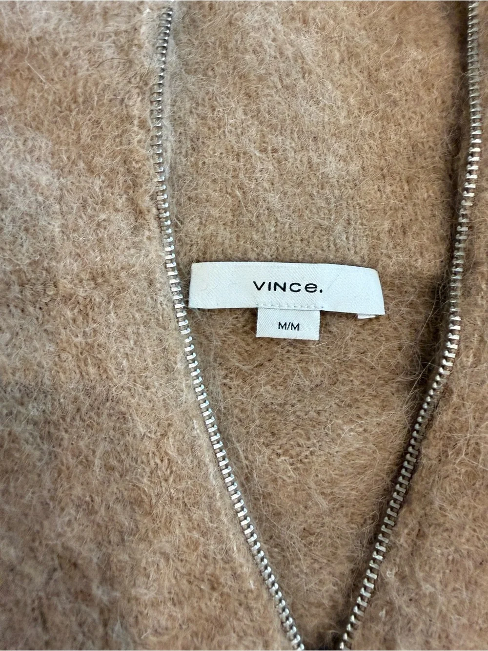 Vince alpaca blend sweater size M in Camel - Picture 2 of 4
